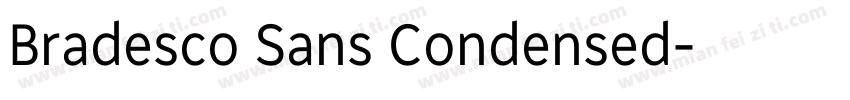 Bradesco Sans Condensed字体转换